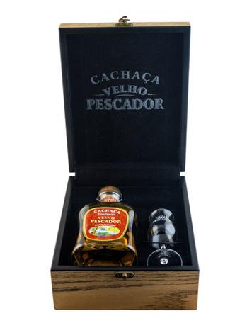 Kit De Madeira Cachaça Velho Pescador Ouro 750ml - Weber haus Menor preço em Kit De Madeira Cachaça Velho Pescador Ouro 750ml - Weber haus