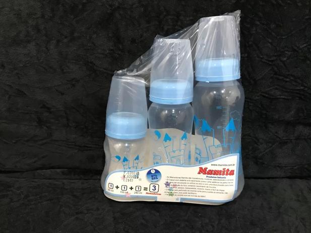 Kit de mamadeira mamita azul - Cefisa Menor preço em Kit de mamadeira mamita azul - Cefisa