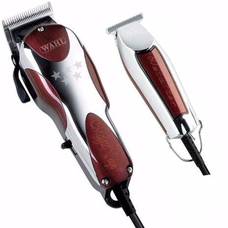 Kit De Máquina De Cortar Cabelo Wahl Magic Clip 110v + Wahl Detailer Bivolt Menor preço em Kit De Máquina De Cortar Cabelo Wahl Magic Clip 110v + Wahl Detailer Bivolt
