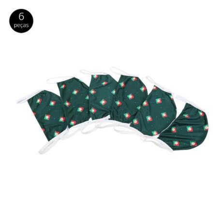 Kit de Máscaras de Proteção Cruzeiro Palestra Itália Laváveis - 6 Unid - SPR Menor preço em Kit de Máscaras de Proteção Cruzeiro Palestra Itália Laváveis - 6 Unid - SPR