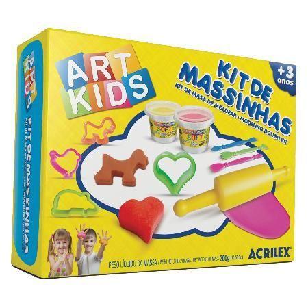 Kit de Massinhas 3 300 Gramas - Acrilex Menor preço em Kit de Massinhas 3 300 Gramas - Acrilex