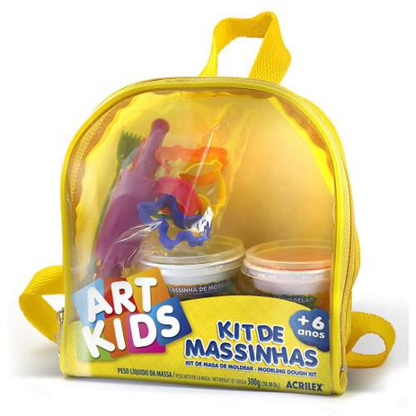 Kit de Massinhas Com Bolsinha Art Kids Acrilex - Ref. 40012 Menor preço em Kit de Massinhas Com Bolsinha Art Kids Acrilex - Ref. 40012