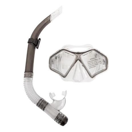 Kit de Mergulho Spider com Máscara e Respirador - Nautika Menor preço em Kit de Mergulho Spider com Máscara e Respirador - Nautika