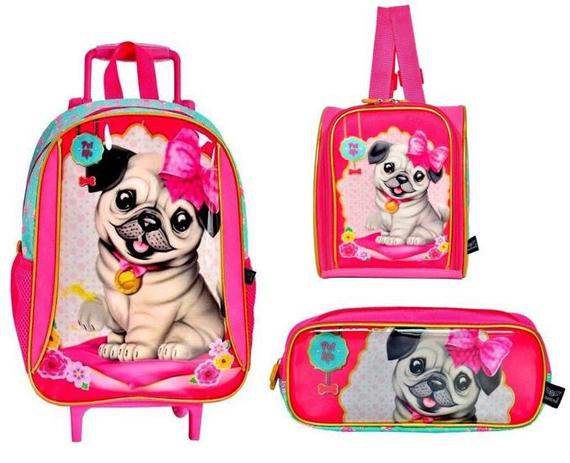 Kit de Mochila Lancheira e Estojo Pet Rosa PEK18247 Santino é ruim? Kit de Mochila Lancheira e Estojo Pet Rosa PEK18247 Santino é boa?