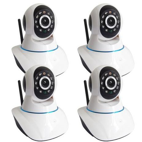 Kit de Monitoramento com 4 Câmeras IP com resolução HD 1.3 Megapixel 11 Leds Infravermelho - Jortan Menor preço em Kit de Monitoramento com 4 Câmeras IP com resolução HD 1.3 Megapixel 11 Leds Infravermelho - Jortan