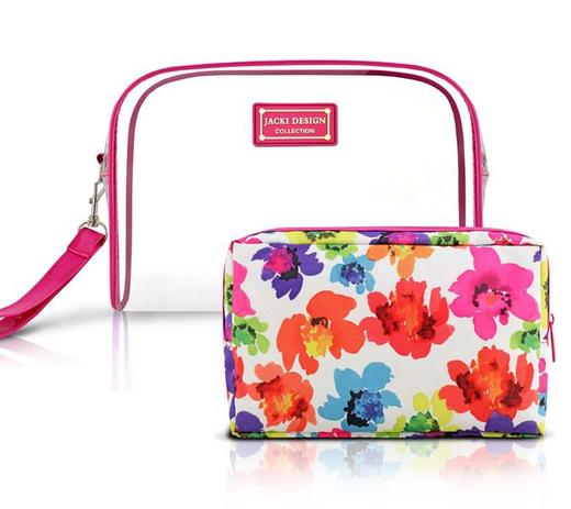 Kit de Necessaire de 2 Pçs AQUARELA Jacki Design PINK é boa?