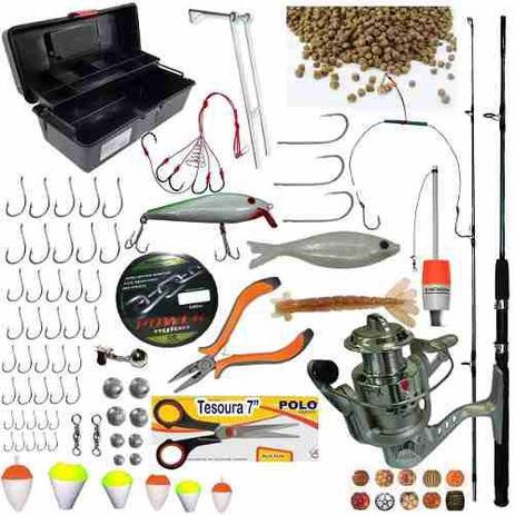 Kit De Pesca Completo Vara 1,70m Molinete 3 Rol Maleta Isca - Xingu Marine Sports Maruri Menor preço em Kit De Pesca Completo Vara 1,70m Molinete 3 Rol Maleta Isca - Xingu Marine Sports Maruri