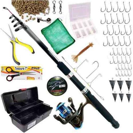 Kit De Pesca Praia Vara 2,10m Molinete Caixa E Acessórios - Xingu Marine Lizard Menor preço em Kit De Pesca Praia Vara 2,10m Molinete Caixa E Acessórios - Xingu Marine Lizard
