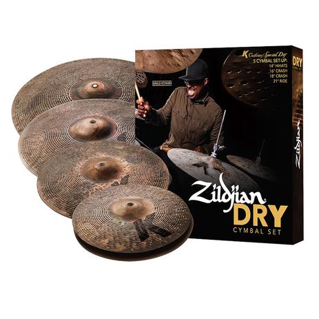 Kit de Pratos Zildjian K Custom Special Dry Series - KCSP4681 - 14HH+16CRASH+18CRASH+21RIDE Menor preço em Kit de Pratos Zildjian K Custom Special Dry Series - KCSP4681 - 14HH+16CRASH+18CRASH+21RIDE