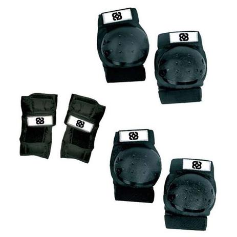 Kit De Proteção Bob Burnquist 2 Cotoveleiras + 2 Joelheiras + 2 Luvas Preto Atrio - ES002 Menor preço em Kit De Proteção Bob Burnquist 2 Cotoveleiras + 2 Joelheiras + 2 Luvas Preto Atrio - ES002