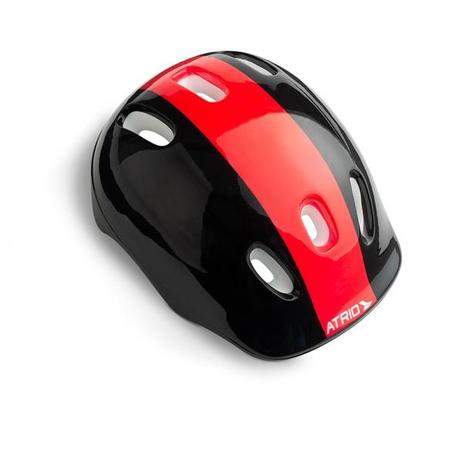 Kit de Proteção Completo Infantil Unissex Preto e Vermelho Regulável - Átrio Menor preço em Kit de Proteção Completo Infantil Unissex Preto e Vermelho Regulável - Átrio