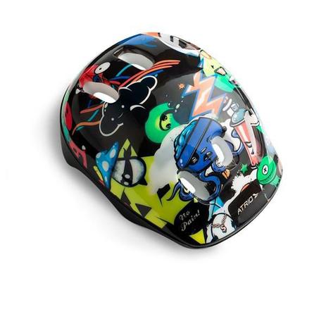 Menor preço em Kit de Proteção Infantil Monster Capacete Cotoveleiras Joelheiras e Luva Tam. Único Atrio - ES200