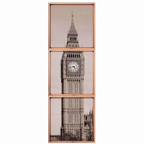 Kit de Quadros Decorativos Big Ben em Londres Kit com 3 Quadros de 65x65cm - Decore pronto Menor preço em Kit de Quadros Decorativos Big Ben em Londres Kit com 3 Quadros de 65x65cm - Decore pronto