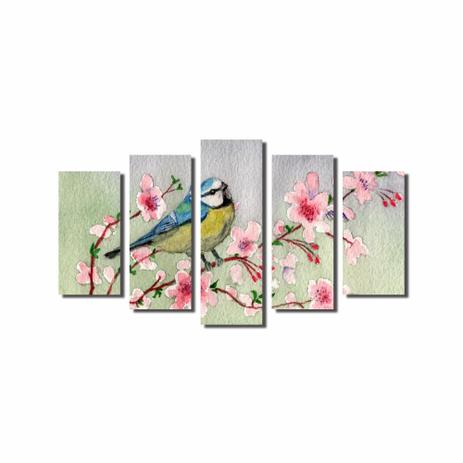 Kit De Quadros Decorativos Pássaro Em Galhos De Cerejeira - Kiaga é boa?