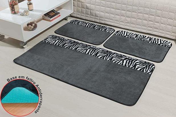 Kit De Quarto Safari 03 Peças Zebra - Guga tapetes é boa?