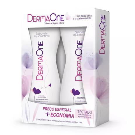 Kit de Sabonete Íntimo Dermaone - Contém 2 Menor preço em Kit de Sabonete Íntimo Dermaone - Contém 2