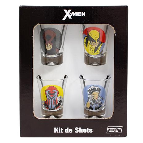 Kit De Shots 4 Copos Para Drink X-men 60ml 10022748 - Zona criativa Menor preço em Kit De Shots 4 Copos Para Drink X-men 60ml 10022748 - Zona criativa