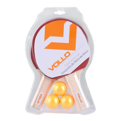 Kit de Tênis de Mesa Table Tennis com 2 Raquetes 3 Bolas - Vollo VT610 é boa?