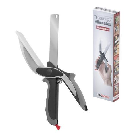 Kit de Tesouras P/ Cortar Ervas e Alimentos em Aço Inox - Uny home Menor preço em Kit de Tesouras P/ Cortar Ervas e Alimentos em Aço Inox - Uny home