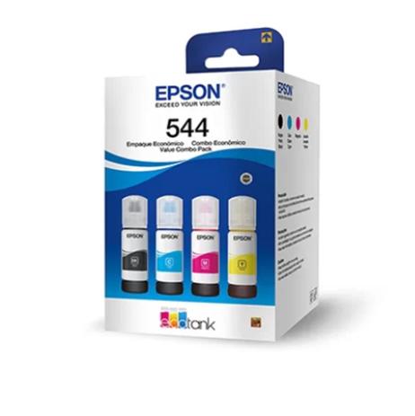 Kit De Tintas Original Epson 544 Para Impressoras L1110 L3110 L3150 L5190 Menor preço em Kit De Tintas Original Epson 544 Para Impressoras L1110 L3110 L3150 L5190