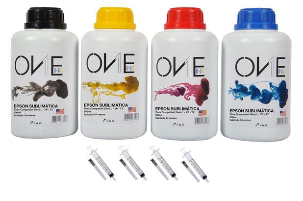 Kit de Tintas Sublimáticas para impressora Epson 4x500ml - Colour jet brasil Menor preço em Kit de Tintas Sublimáticas para impressora Epson 4x500ml - Colour jet brasil