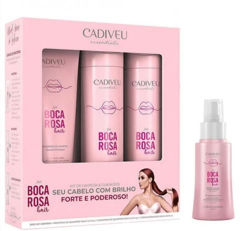 Kit de Tratamento Boca Rosa Hair + sérum Liquido 65ml - Cadiveu Essentials Menor preço em Kit de Tratamento Boca Rosa Hair + sérum Liquido 65ml - Cadiveu Essentials