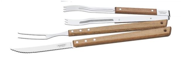 Kit de Utensílios Churrasco 3 Peças Tramontina 26499045 é boa?