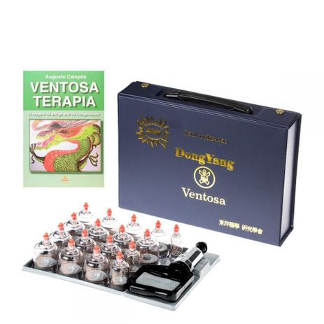 Kit de Ventosa 17 Copos Dong Yang com livro de Ventosa terapia e pinos magnéticos Menor preço em Kit de Ventosa 17 Copos Dong Yang com livro de Ventosa terapia e pinos magnéticos