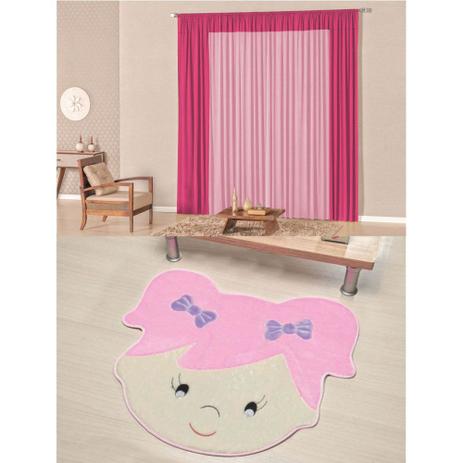Kit Decoração Luna p/ Quarto Infantil = Cortina Malha 2 Metros + Tapete Pelúcia Menina Sara - Rosa - Casa scarpa é ruim? Kit Decoração Luna p/ Quarto Infantil = Cortina Malha 2 Metros + Tapete Pelúcia Menina Sara - Rosa - Casa scarpa é boa?
