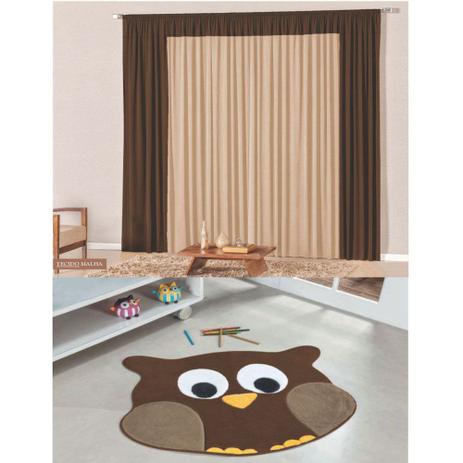 Kit Decoração Lutty p/ Quarto Menino = Cortina Malha 2 Metros + Tapete Pelúcia Corujinha - Bege Tabaco - Casa scarpa é ruim? Kit Decoração Lutty p/ Quarto Menino = Cortina Malha 2 Metros + Tapete Pelúcia Corujinha - Bege Tabaco - Casa scarpa é boa?
