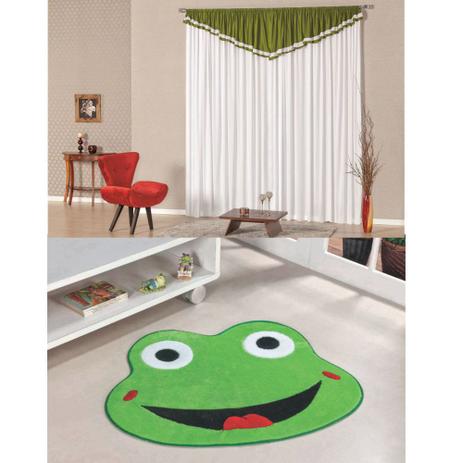 Kit Decoração Sapinho p/ Quarto Infantil = Cortina Riviera 2 Metros + Tapete Pelúcia - Verde Pistache - Guga tapetes é ruim? Kit Decoração Sapinho p/ Quarto Infantil = Cortina Riviera 2 Metros + Tapete Pelúcia - Verde Pistache - Guga tapetes é boa?
