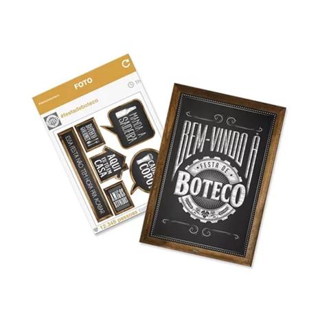 Kit Decorativo Boteco - Festcolor Menor preço em Kit Decorativo Boteco - Festcolor