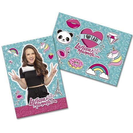 Kit Decorativo Cartonado Larissa Manoela Festcolor - Festabox Menor preço em Kit Decorativo Cartonado Larissa Manoela Festcolor - Festabox
