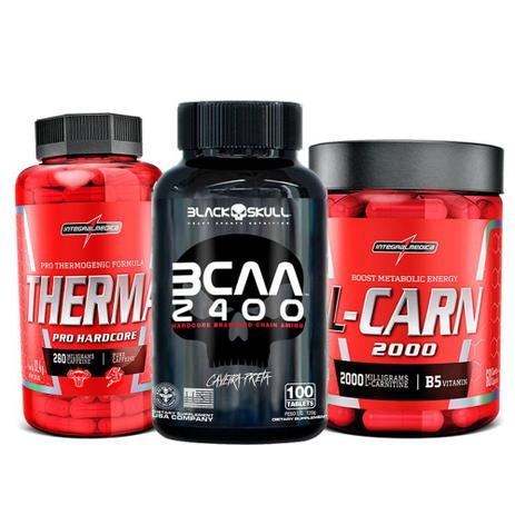 Kit Definição e Emagrecimento - Termogenico + Bcaa + L-Carnitina - Integralmedica Menor preço em Kit Definição e Emagrecimento - Termogenico + Bcaa + L-Carnitina - Integralmedica