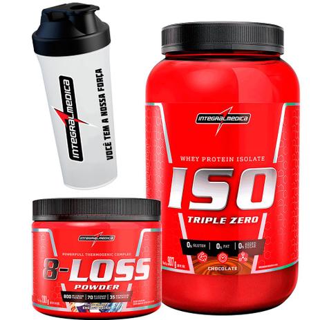 Kit Definição Iso Triple Zero + 8 Loss Powder + Coq Integral - Integral medica Menor preço em Kit Definição Iso Triple Zero + 8 Loss Powder + Coq Integral - Integral medica