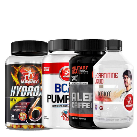 Kit definição muscular Midway Menor preço em Kit definição muscular Midway