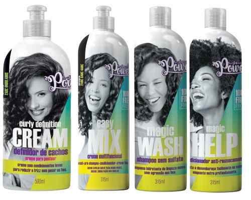 Kit Definidor De Cachos Magic Soul Power 4 Itens Menor preço em Kit Definidor De Cachos Magic Soul Power 4 Itens