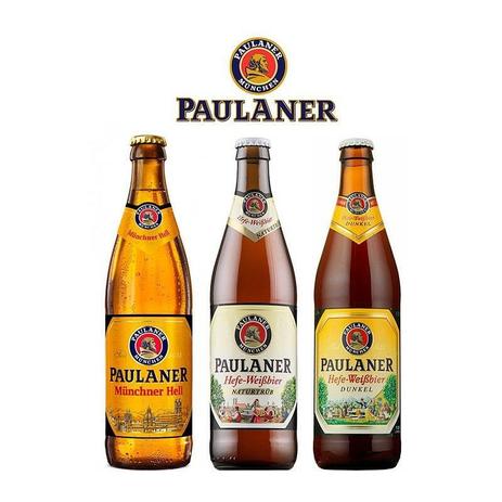Kit Degustação Cerveja Alemã Paulaner Pac C/6 500ml Menor preço em Kit Degustação Cerveja Alemã Paulaner Pac C/6 500ml
