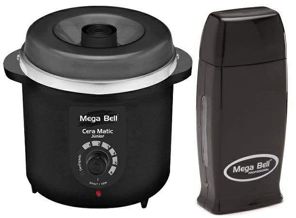 Kit Depilação Termocera 400gr Sem Refil Preta + Aquecedor de Cera Roll-on Preto Mega Bell Menor preço em Kit Depilação Termocera 400gr Sem Refil Preta + Aquecedor de Cera Roll-on Preto Mega Bell