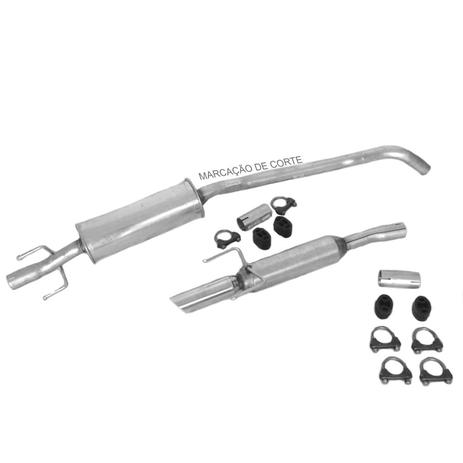 Kit Descarga Esportivo Corsa Hatch 1.0 1.4 1.6 - 1994 a 2004 - Diskscap Menor preço em Kit Descarga Esportivo Corsa Hatch 1.0 1.4 1.6 - 1994 a 2004 - Diskscap