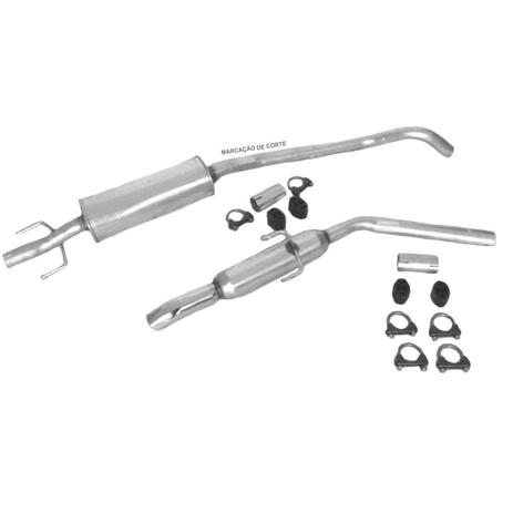 Kit Descarga Esportivo Corsa Sedan / SW - 1994 a 2004 - Diskscap Menor preço em Kit Descarga Esportivo Corsa Sedan / SW - 1994 a 2004 - Diskscap