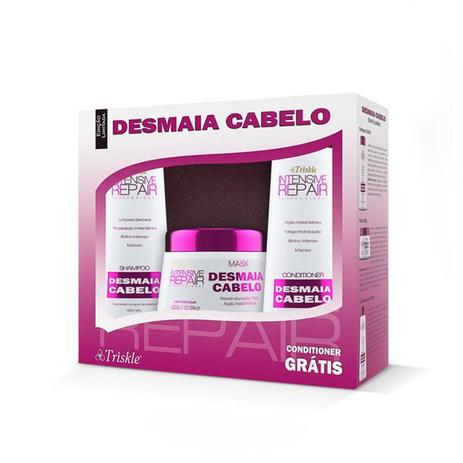 Kit Desmaia Cabelo Triskle + (Condicionador 350ml) Grátis - Triskle cosméticos é ruim? Kit Desmaia Cabelo Triskle + (Condicionador 350ml) Grátis - Triskle cosméticos é boa?