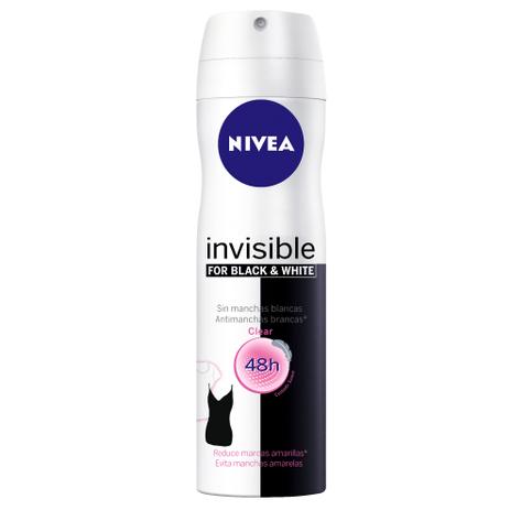 Kit Desodorante Aerosol Nivea Invisible Black  White Feminino 150g 2 Unidades é boa?
