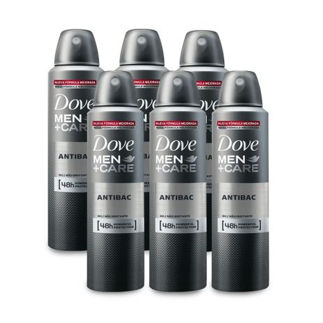 Kit Desodorante Antitranspirante Aerosol Dove Men +Care Antibacteriano 6x150ml Leve Mais e Pague Menos Menor preço em Kit Desodorante Antitranspirante Aerosol Dove Men +Care Antibacteriano 6x150ml Leve Mais e Pague Menos