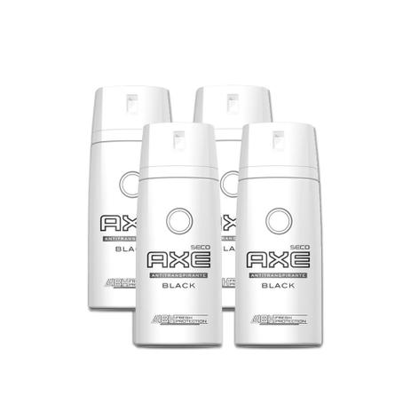 Kit Desodorante Antitranspirante Aerossol Axe Black 90g leve 4 e pague 3 Menor preço em Kit Desodorante Antitranspirante Aerossol Axe Black 90g leve 4 e pague 3
