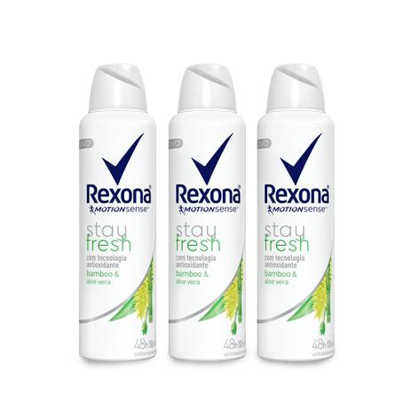Kit Desodorante Antitranspirante Aerossol Rexona Bamboo 150ml Leve 3 Pague 2 é boa?