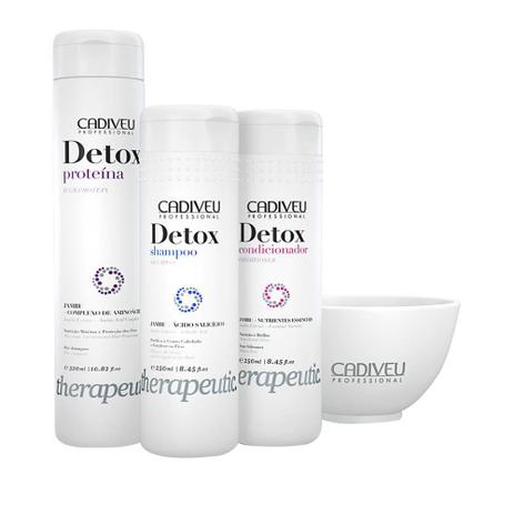 Kit Detox Home Care Cadiveu (03 produtos + cumbuca) Menor preço em Kit Detox Home Care Cadiveu (03 produtos + cumbuca)
