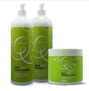 Kit Deva Curl One Condition+No Poo+Heaven in Hair Menor preço em Kit Deva Curl One Condition+No Poo+Heaven in Hair