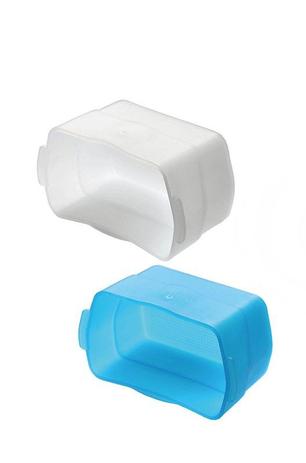 Kit Difusor Azul Branco p/ flash CANON 580ex YONGNUO YN560 - Oem Menor preço em Kit Difusor Azul Branco p/ flash CANON 580ex YONGNUO YN560 - Oem