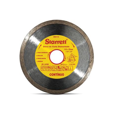 Kit Discos Diamantados Contínuos de Corte Leve 3 Pague 2 Amarelo E Cromado - Starrett Menor preço em Kit Discos Diamantados Contínuos de Corte Leve 3 Pague 2 Amarelo E Cromado - Starrett